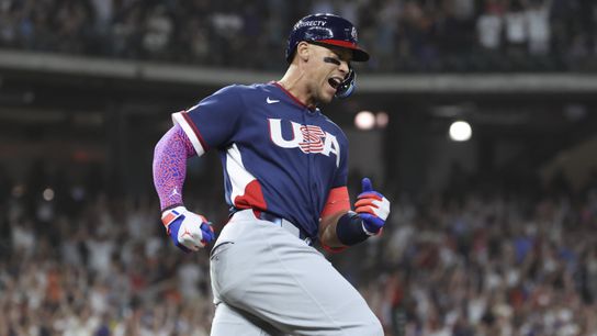 MLB Notebook: Aaron Judge’s blast sets tone for Team USA, Brice Turang shines on WBC stage, Shohei Ohtani grand slam goes viral, a look around the league taken at BSJ Headquarters (Red Sox). Photo by Troy Taormina-Imagn Images